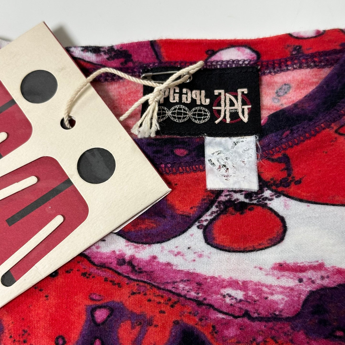 JEAN PAUL GAULTIER Spring Summer 2000 Bacteria Print T-Shirt
