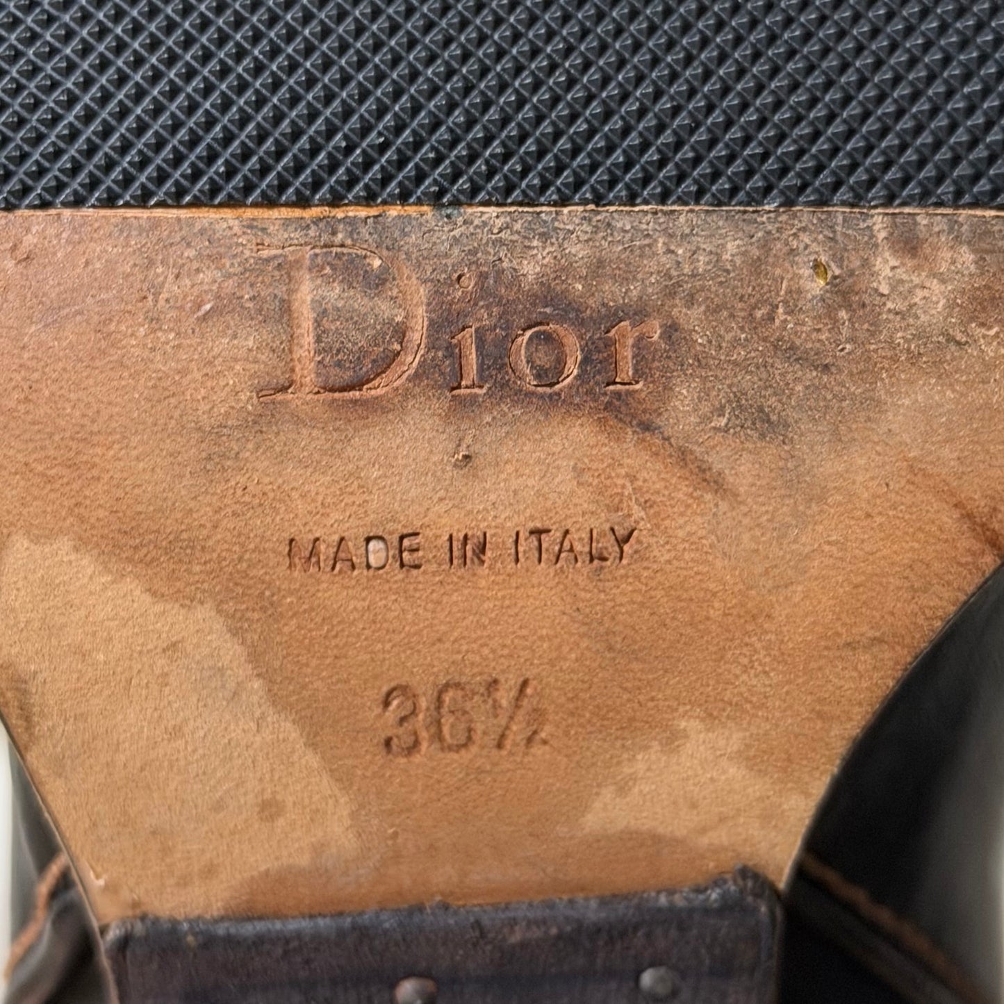 CHRISTIAN DIOR Fall Winter 2006 Leather Western Cowboy Boots