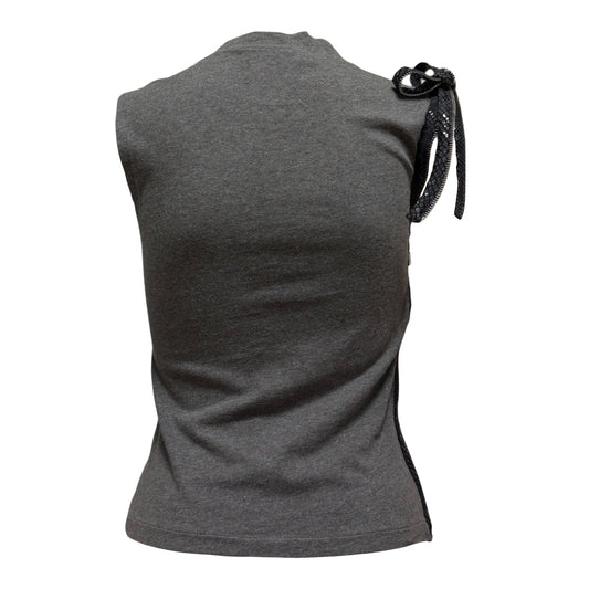 CHRISTIAN DIOR Spring Summer 2001 Zipper Tank Top