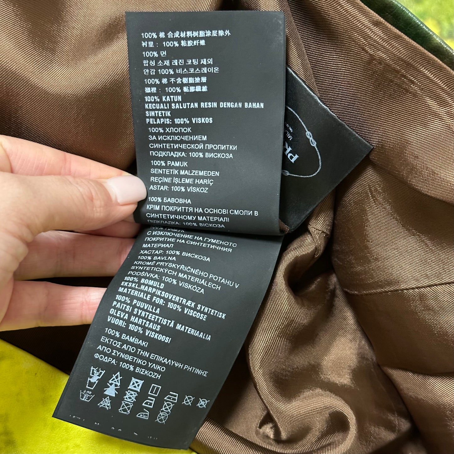 PRADA Fall Winter 2017 Poster Girl Printed Mini Dress