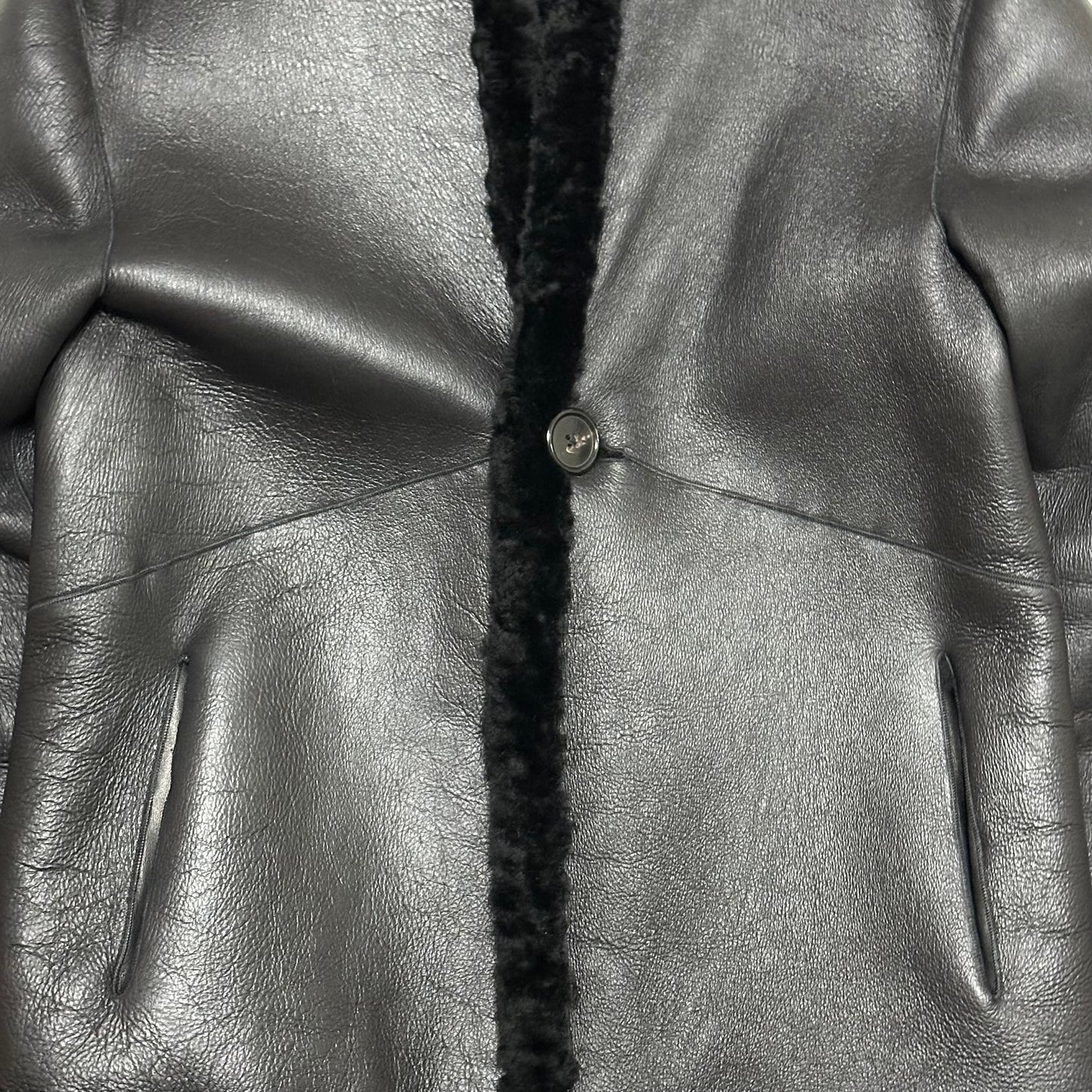 JIL SANDER Pre Fall 2019 Boa Leather Jacket