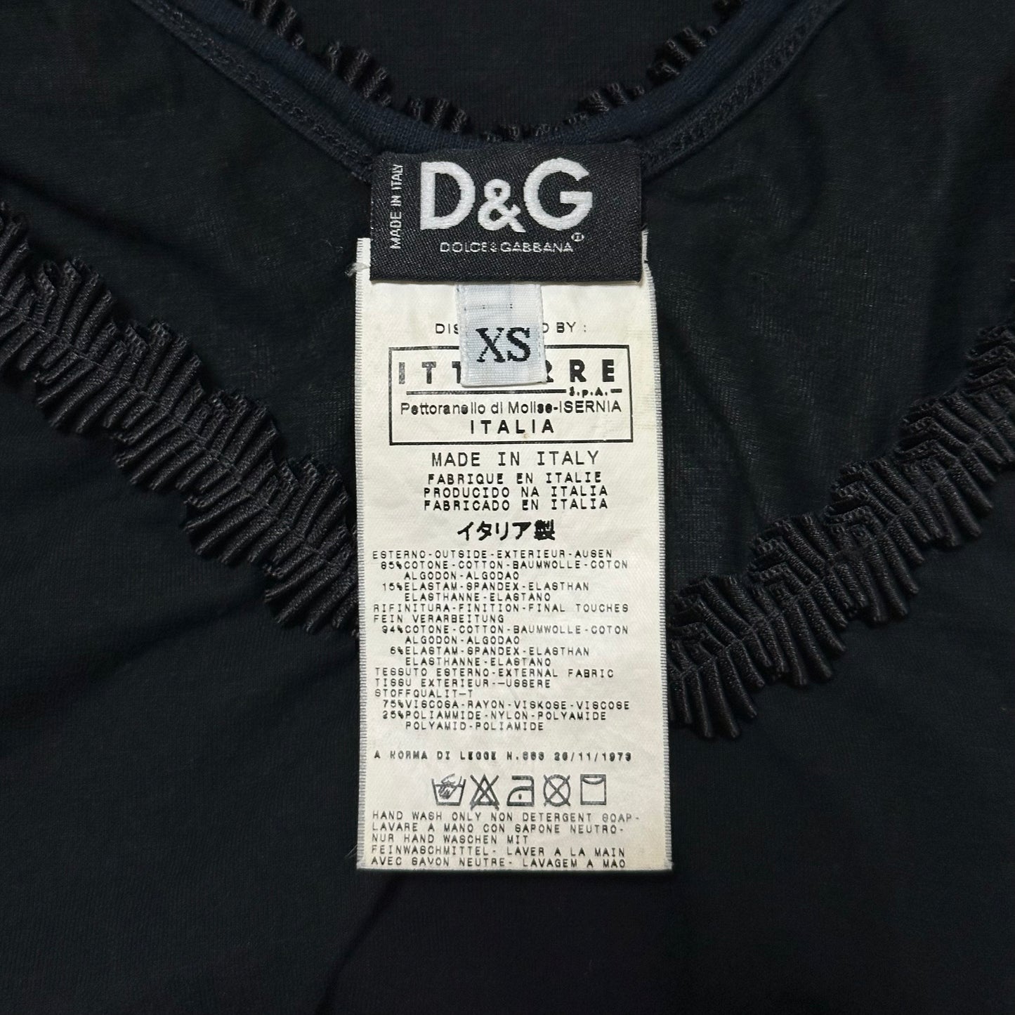 D&G Side Lace Detail Tank Top