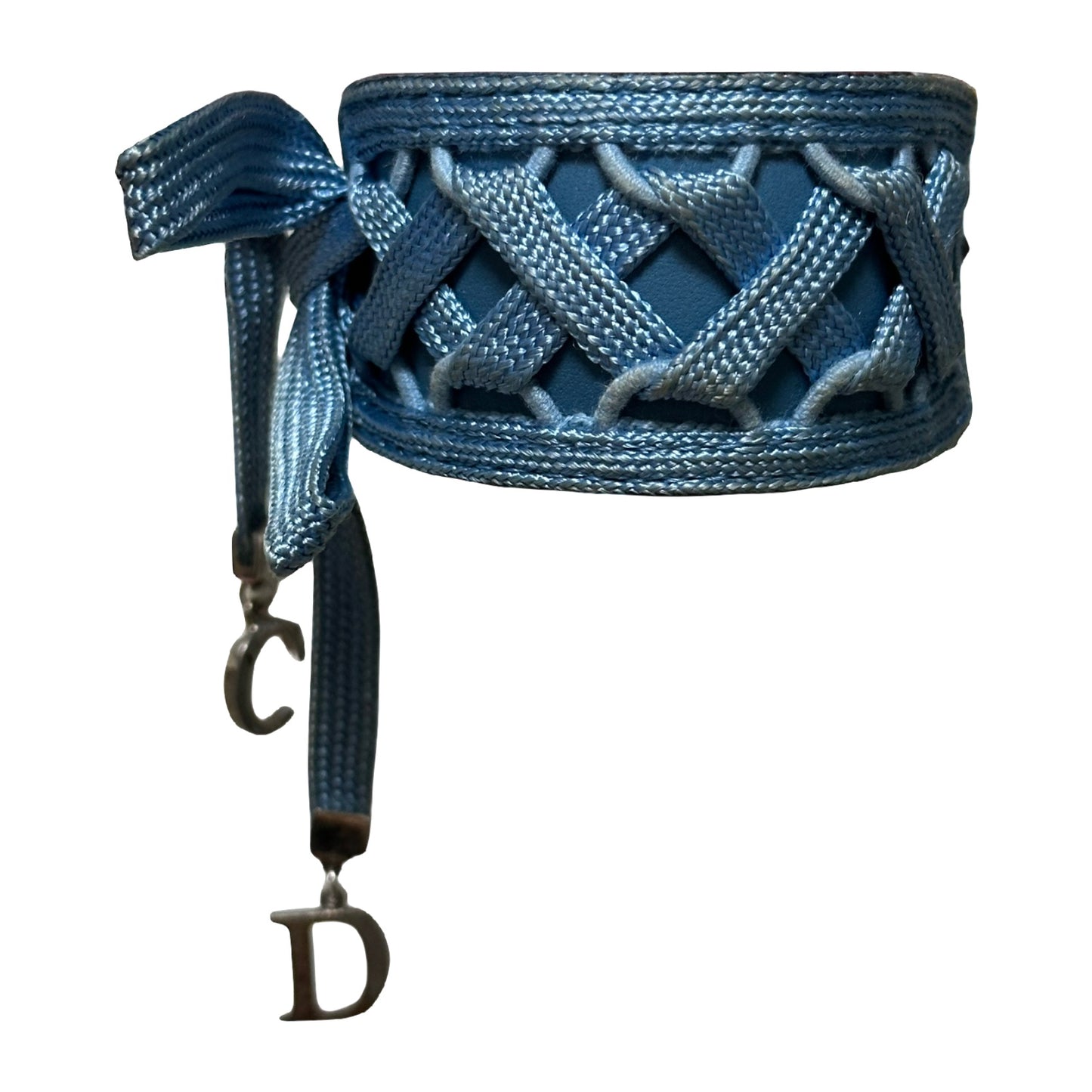 CHRISTIAN DIOR Fall Winter 2002 Laced Up Leather Bracelet