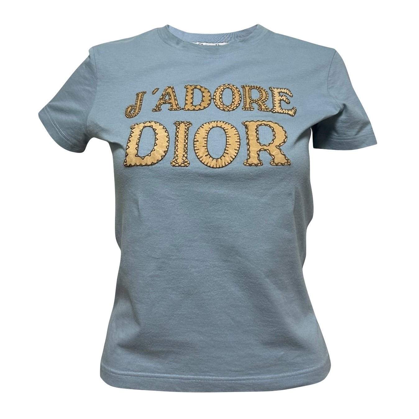 CHRISTIAN DIOR Fall Winter 2003 "J'ADORE DIOR" Patchwork T-Shirt