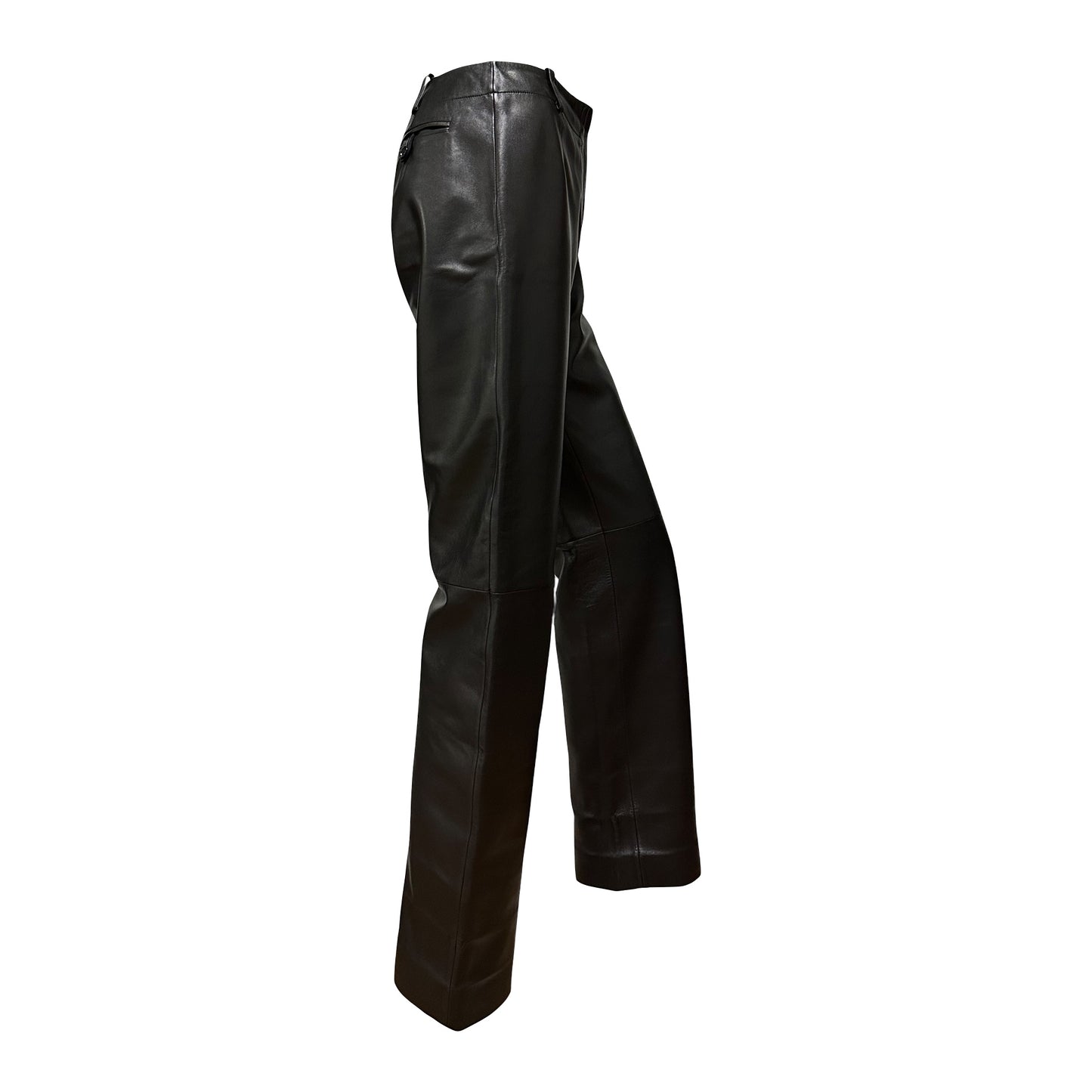 LOEWE Leather Straight Leg Pants
