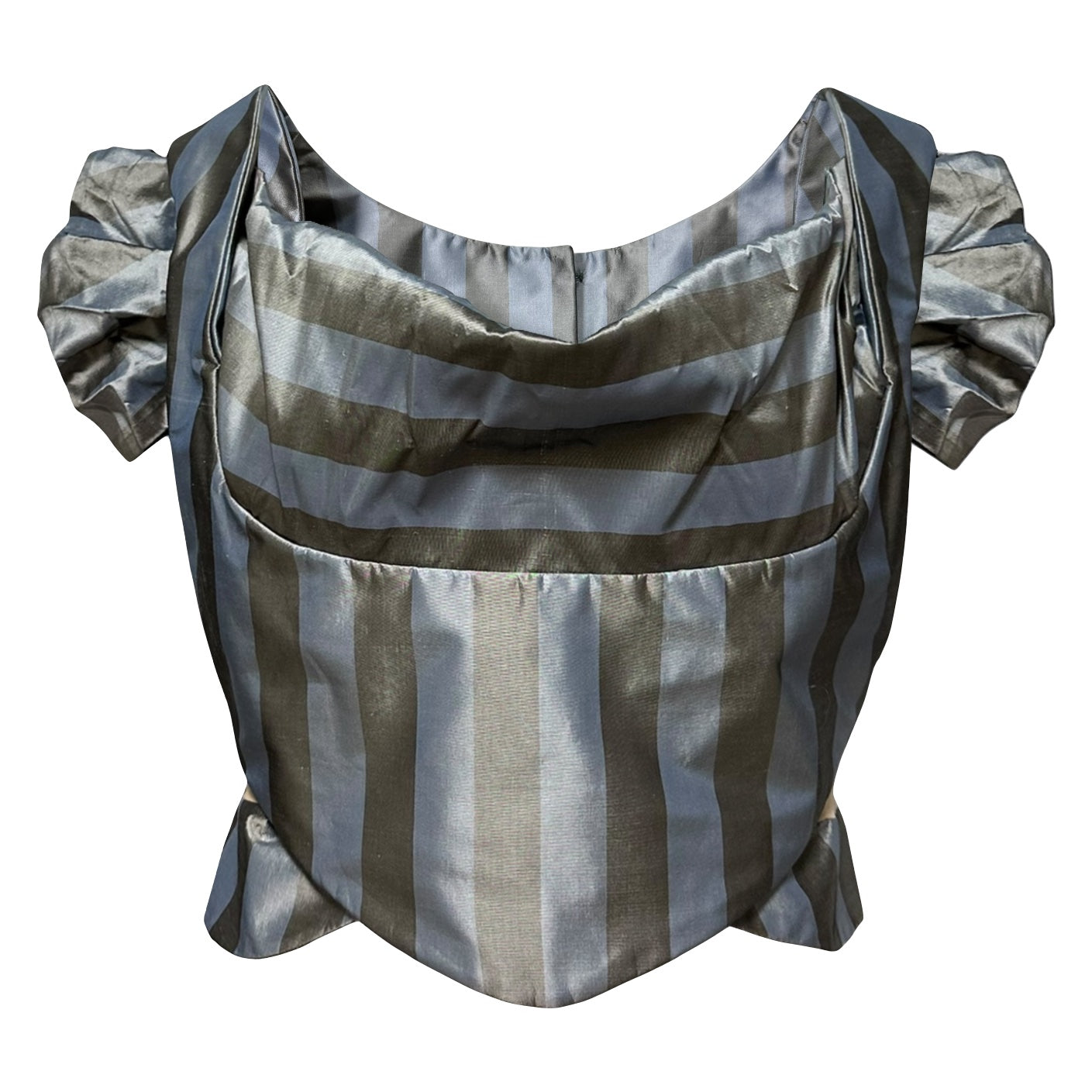 VIVIENNE WESTWOOD Spring Summer 1998 "Tied To The Mast" Striped Silk Corset