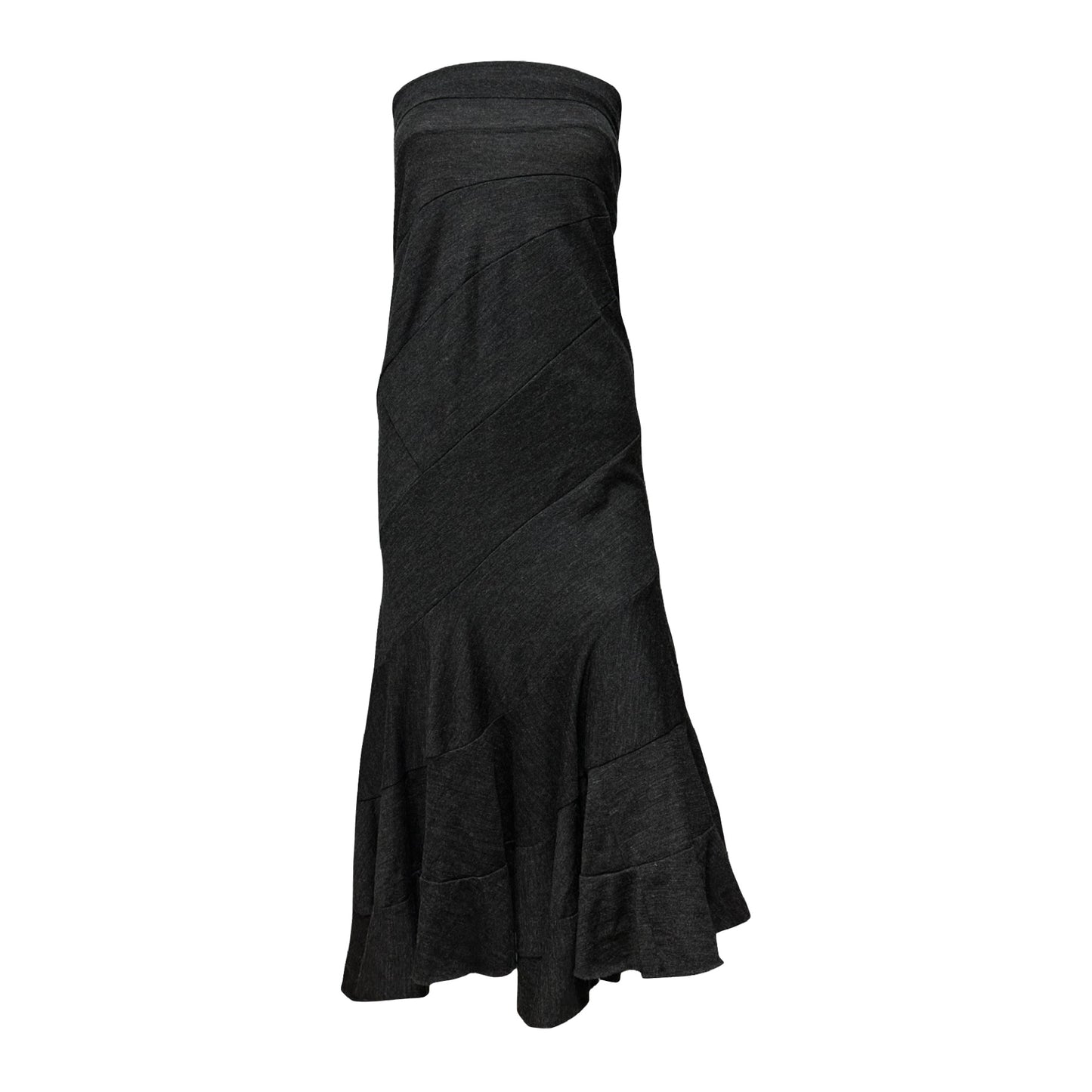 JUNYA WATANABE Fall Winter 2008 Two Way Asymmetric Maxi Skirt Tube Top Midi Dress