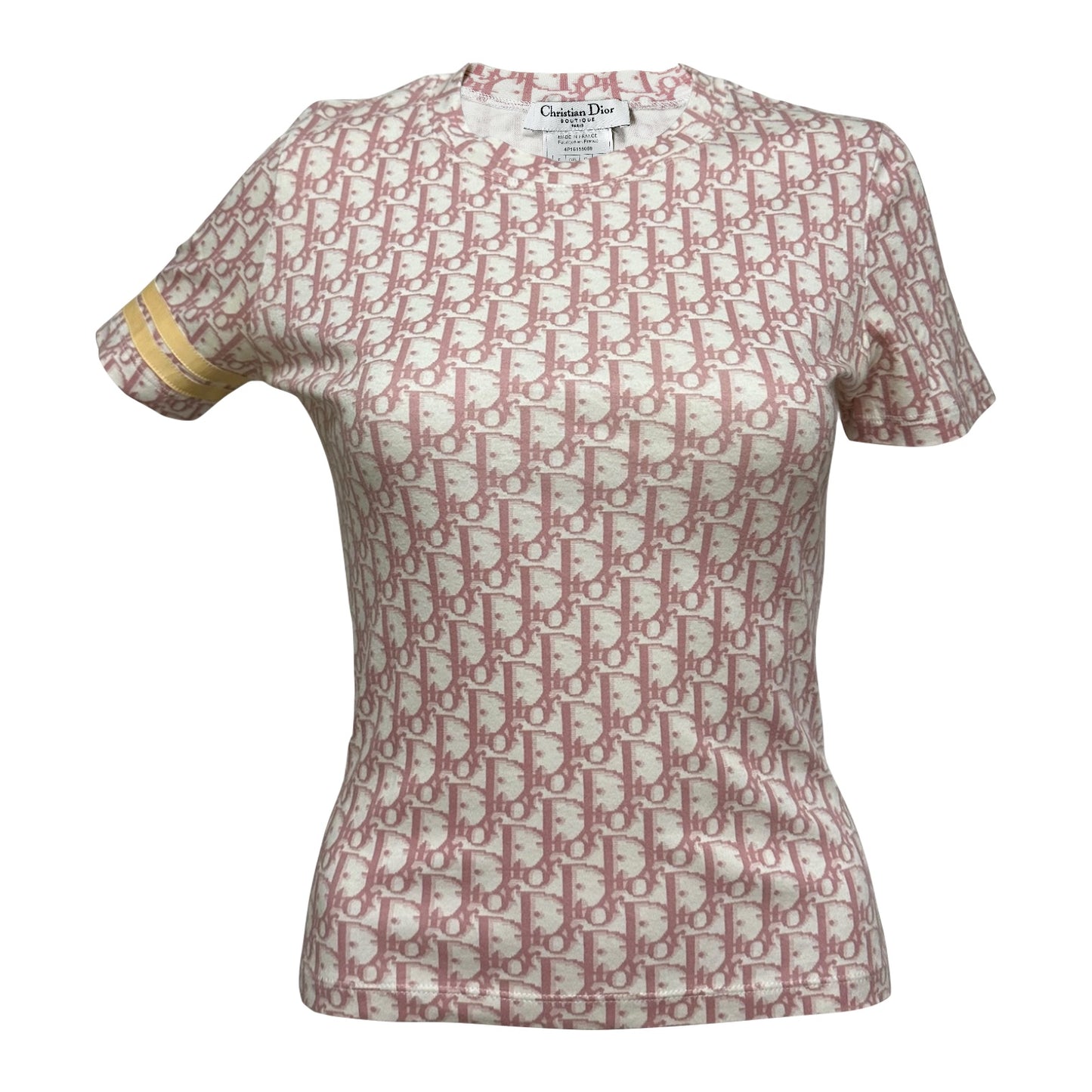 CHRISTIAN DIOR Spring Summer 2004 Pink Trotter T-Shirt