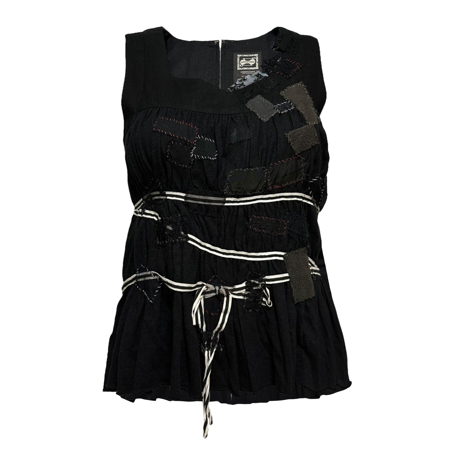 UNDERCOVER Spring Summer 2003 "Scab" Patchwork Tank Top