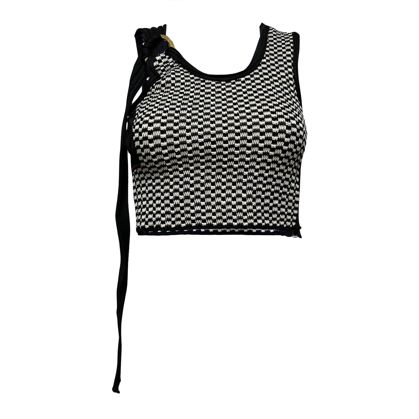 CELINE Spring Summer 2016 Knitted Bustier Crop Top