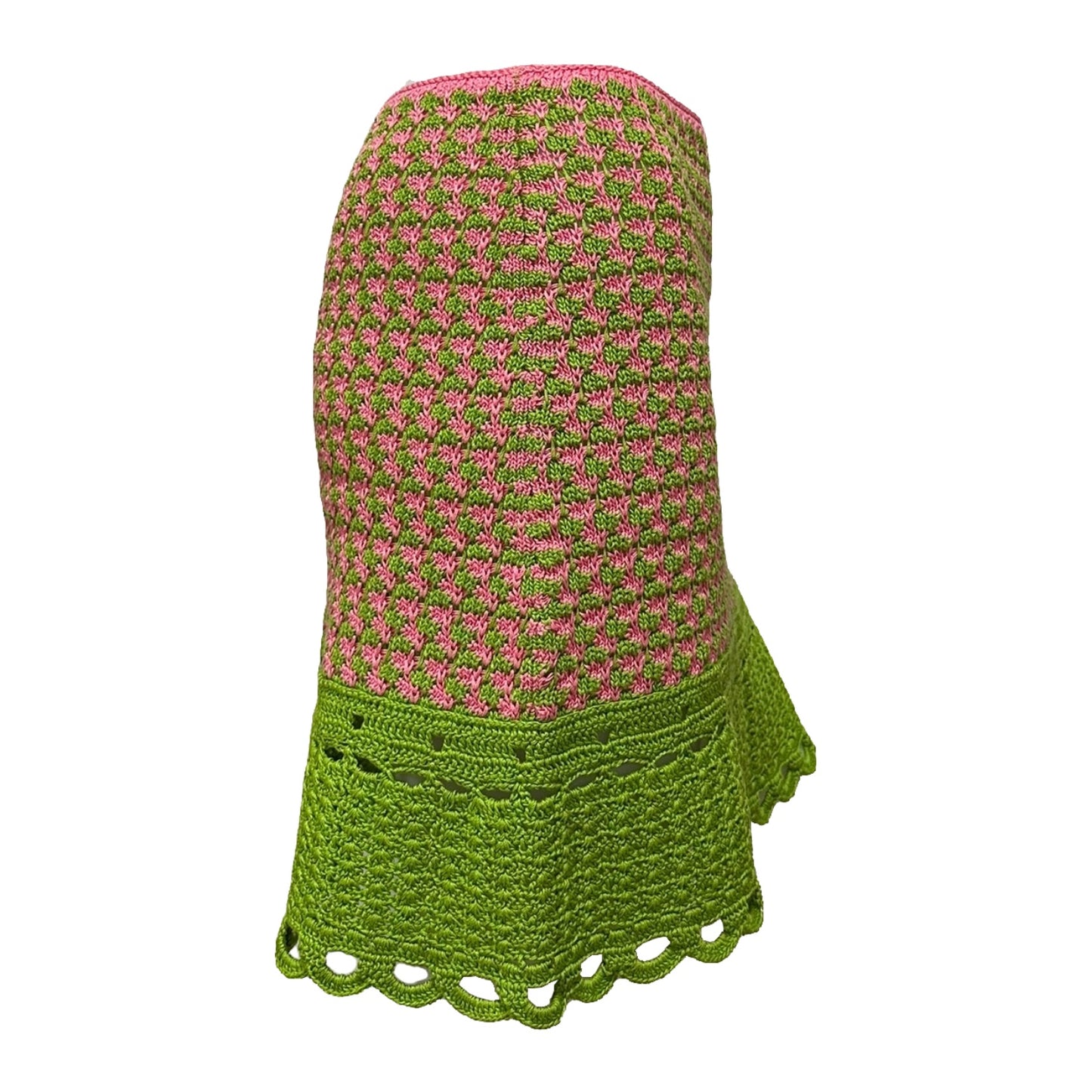 PRADA Crochet Mini Skirt