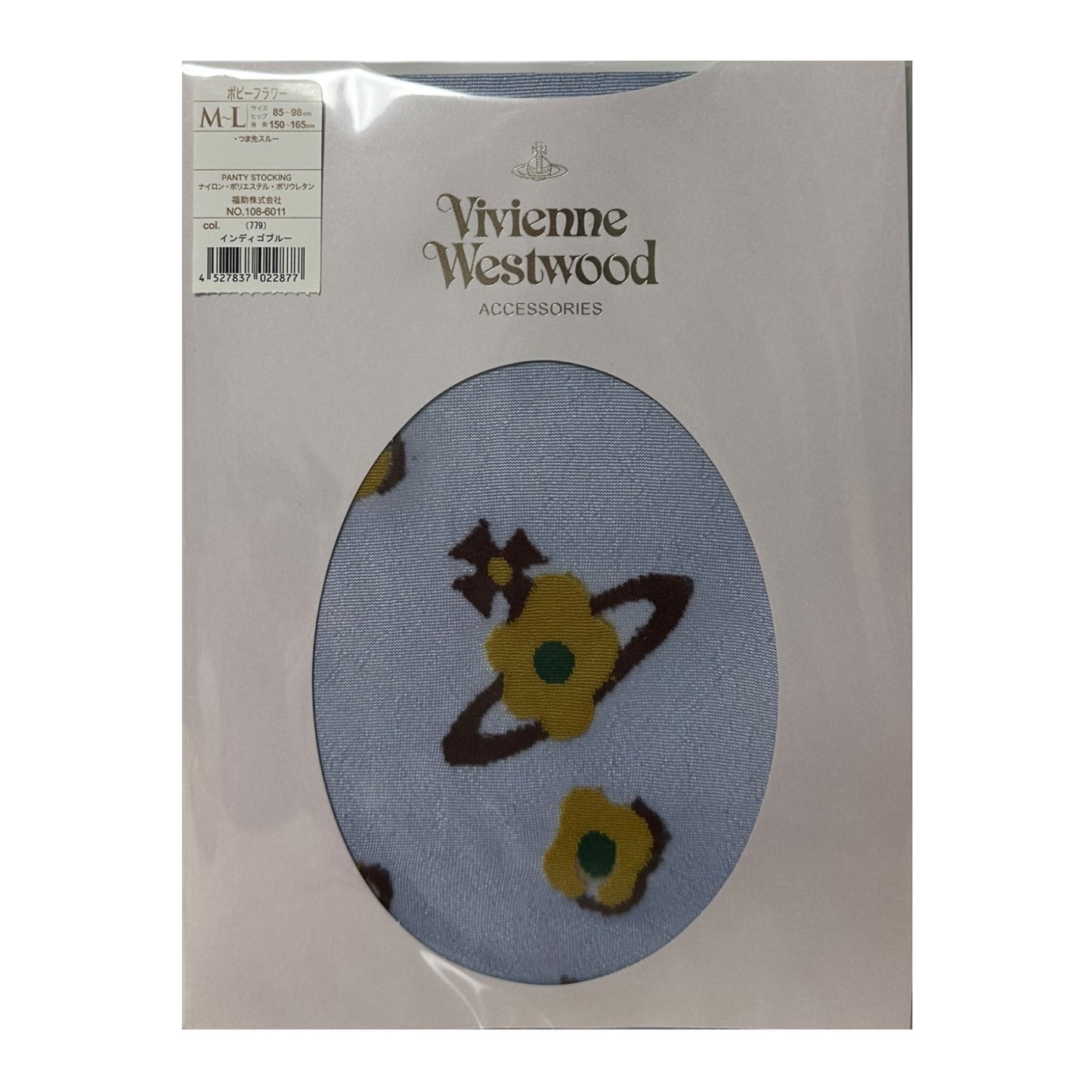VIVIENNE WESTWOOD Poppy Flower Orb Printed Tights