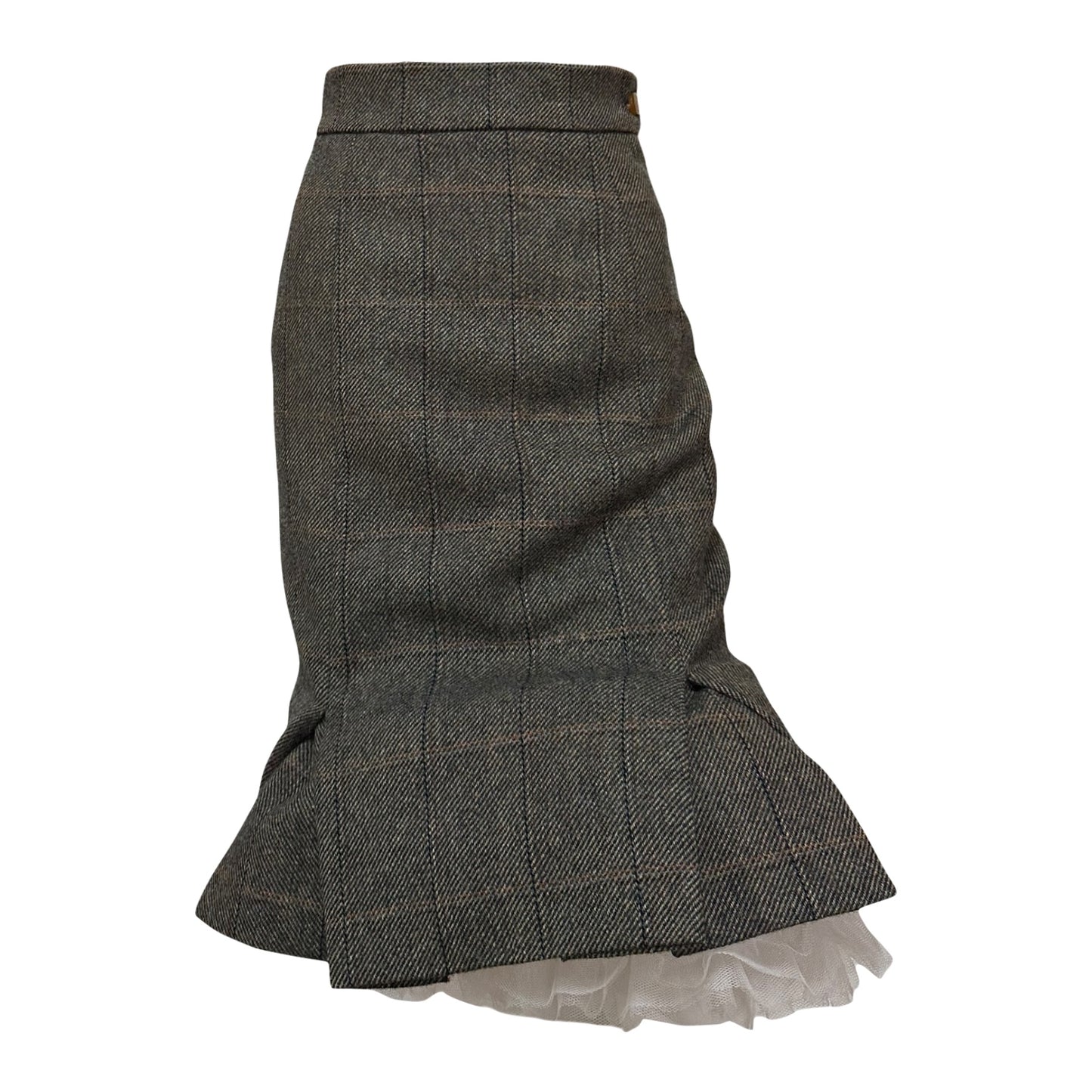 VIVIENNE WESTWOOD Fall Winter 1988 "Time Machine" Tulle Knockout Midi Skirt