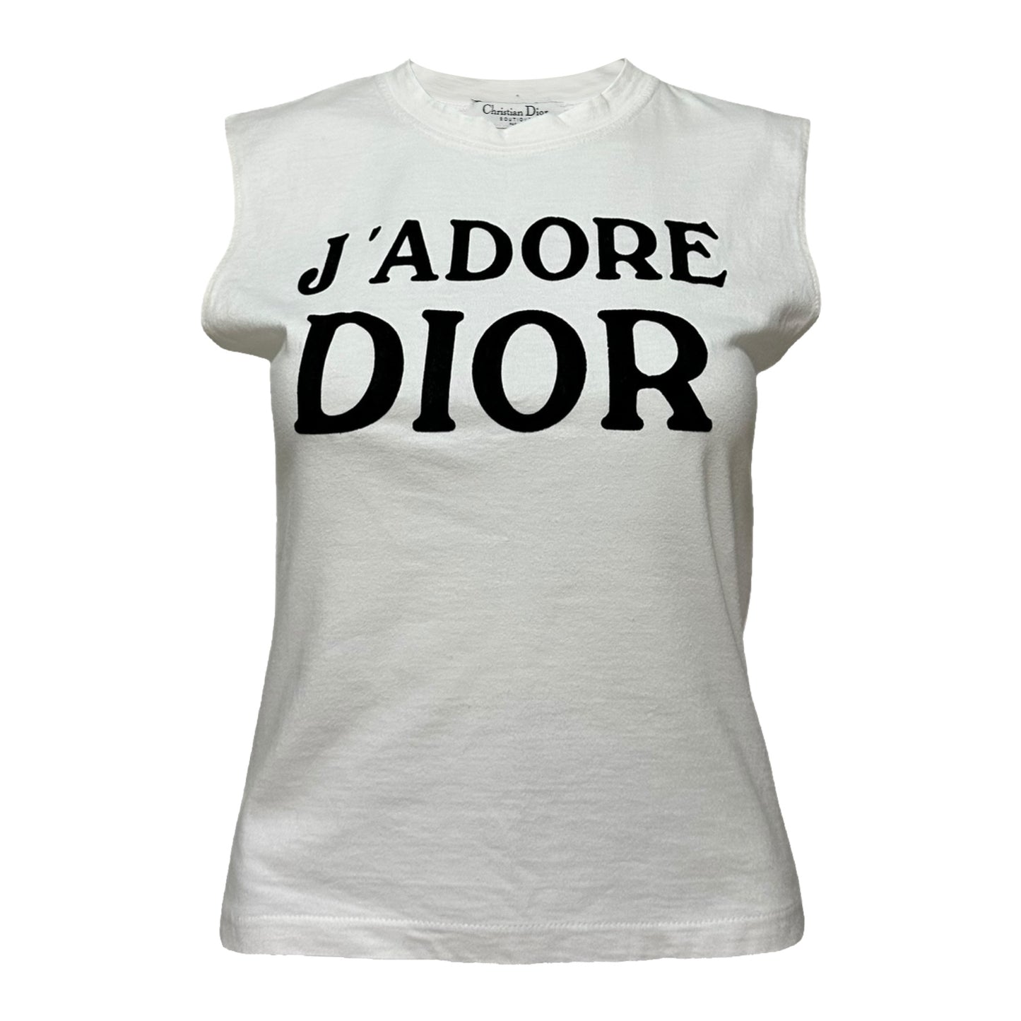 CHRISTIAN DIOR Fall Winter 2001 "J'ADORE DIOR" Tank Top