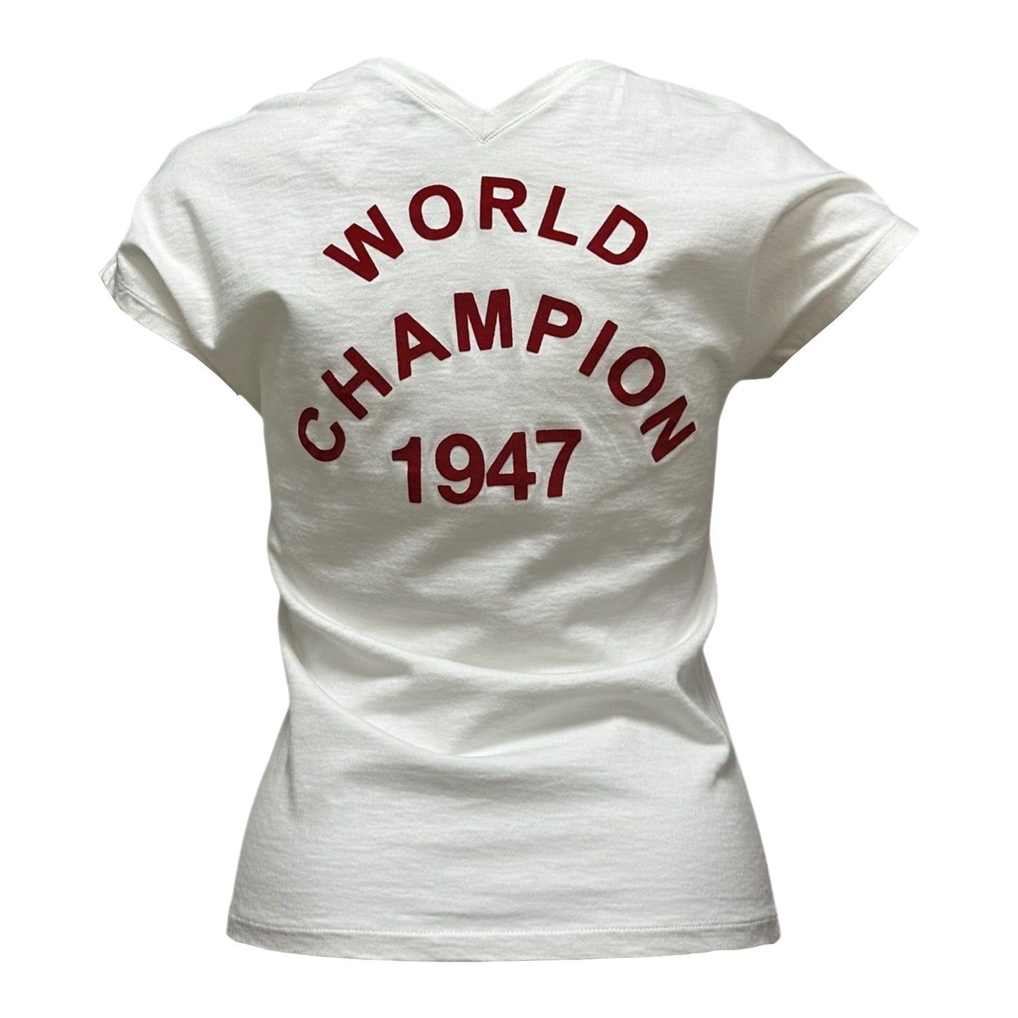 CHRISTIAN DIOR Fall Winter 2003 "J'ADORE DIOR" V-neck T-Shirt
