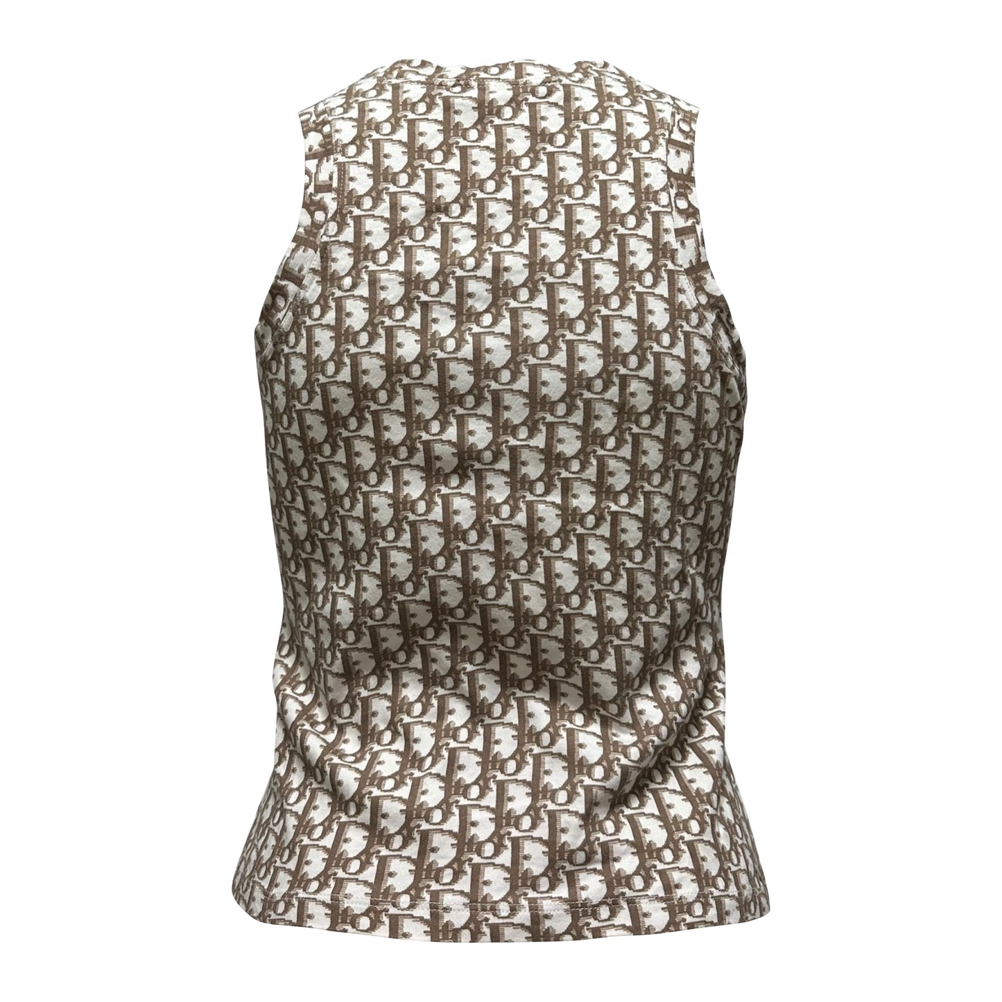 CHRISTIAN DIOR Spring Summer 2005 Diorissimo Floral Embroidered Trotter Tank Top