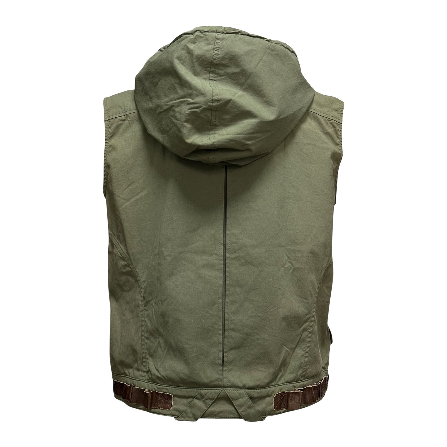 CHRISTIAN DIOR Spring Summer 2003 Leather Buckle Vest
