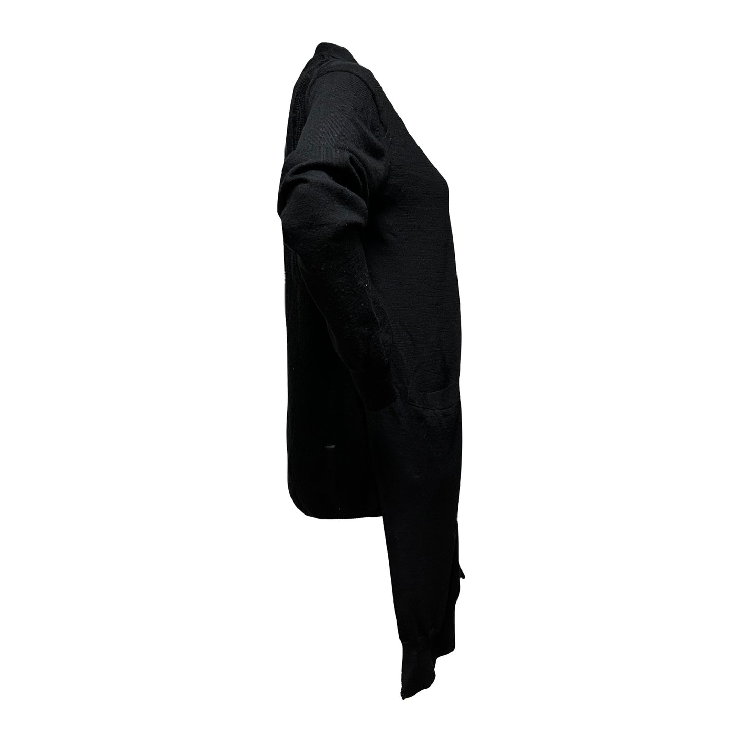 COMME DES GARÇONS HOMME PLUS Asymmetric Distressed Knit Cardigan