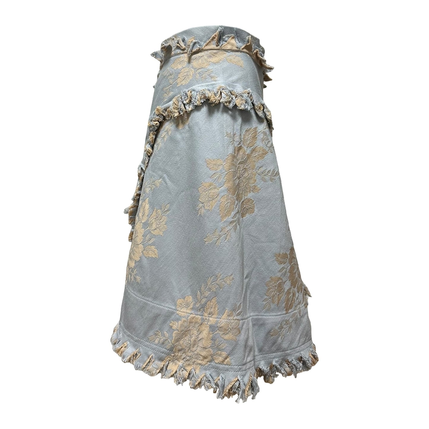 VIVIENNE WESTWOOD Spring Summer 1998 "Tied To The Mast" Floral Midi Skirt