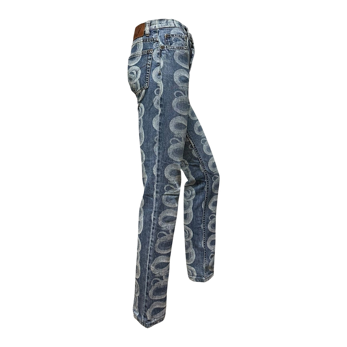 HYSTERICS Snake Print Denim Pants