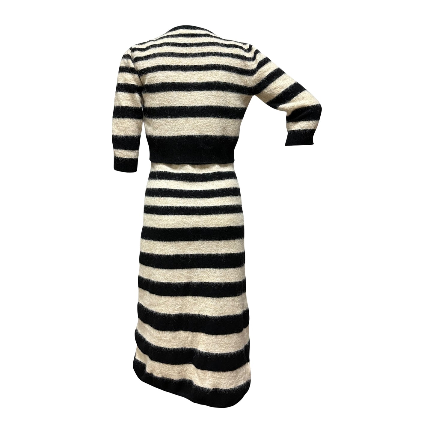 MARNI Striped Knit Midi Dress and Cropped Cardigan Set Up