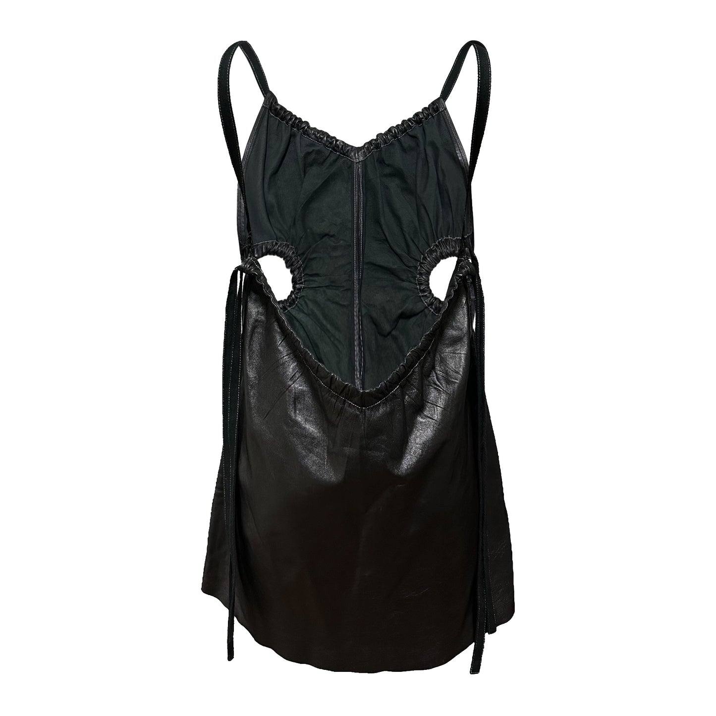 CELINE Resort 2016 Cut Out Detail Leather Top