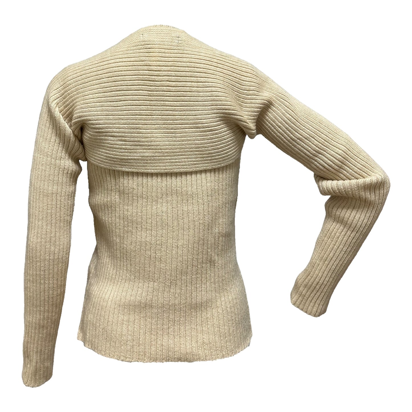 JUNYA WATANABE Fall Winter 1998 Knit Top and Cropped Cardigan Set