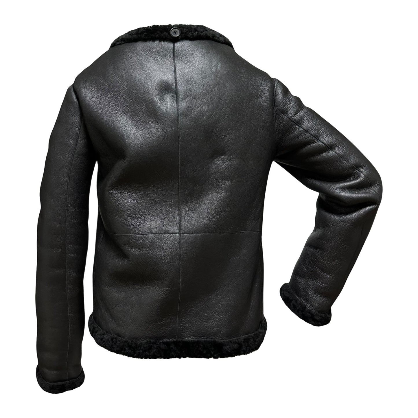 JIL SANDER Pre Fall 2019 Boa Leather Jacket