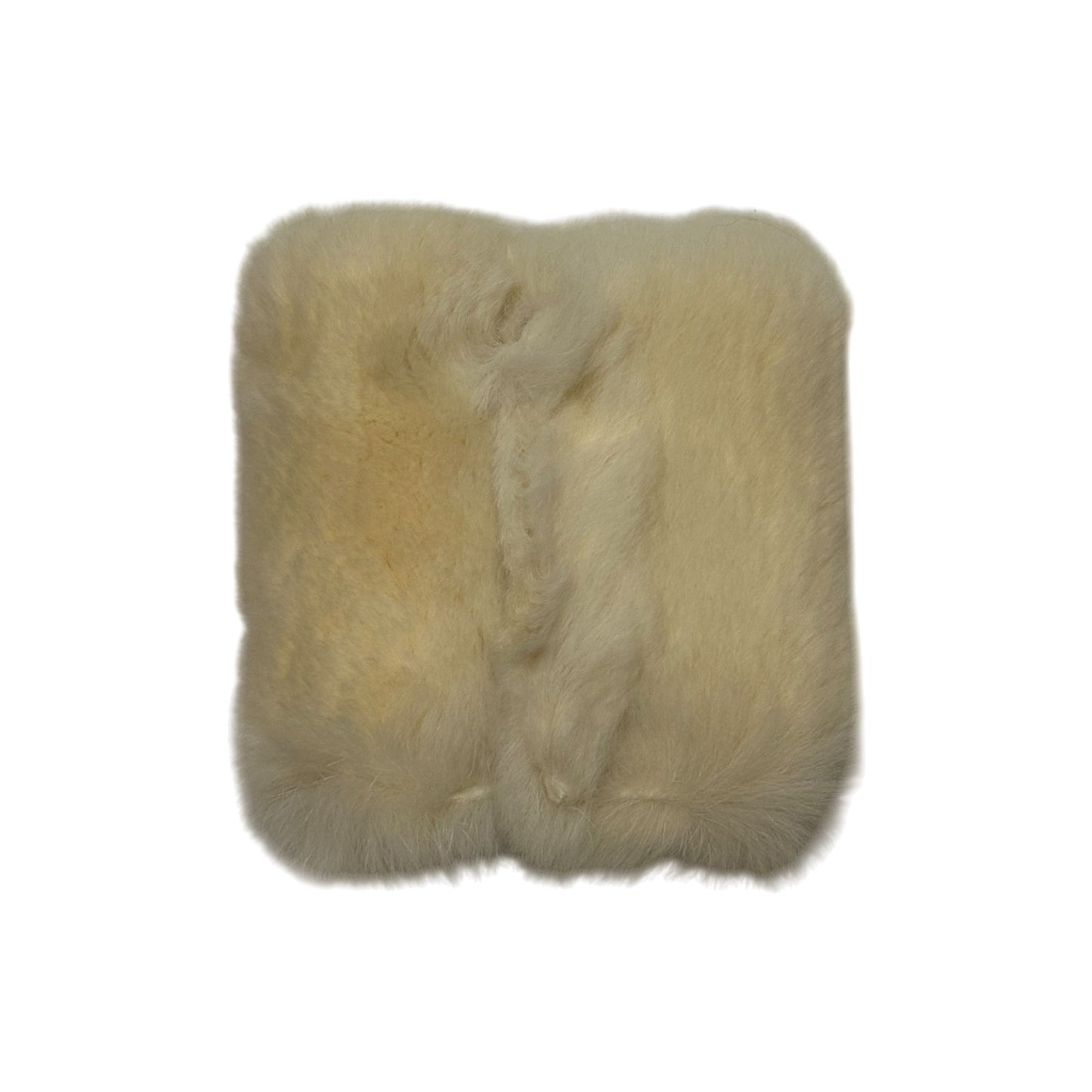 CHANEL Fall Winter 2001 CC Rabbit Fur Wristband