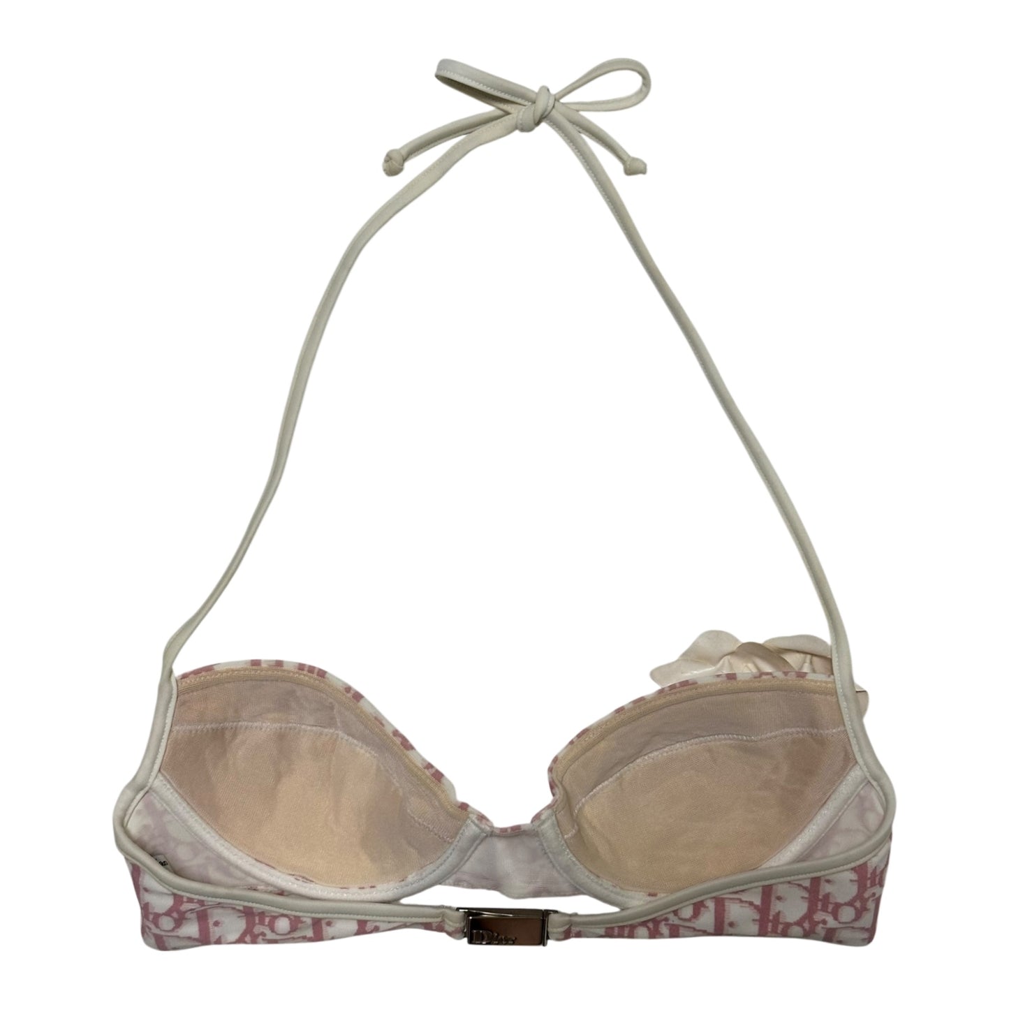 CHRISTIAN DIOR Spring Summer 2004 Trotter Print Flower Bikini Top