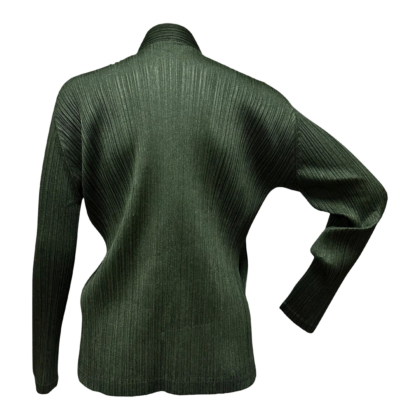 PLEATS PLEASE ISSEY MIYAKE Chinese Dragon Button-Up Cardigan