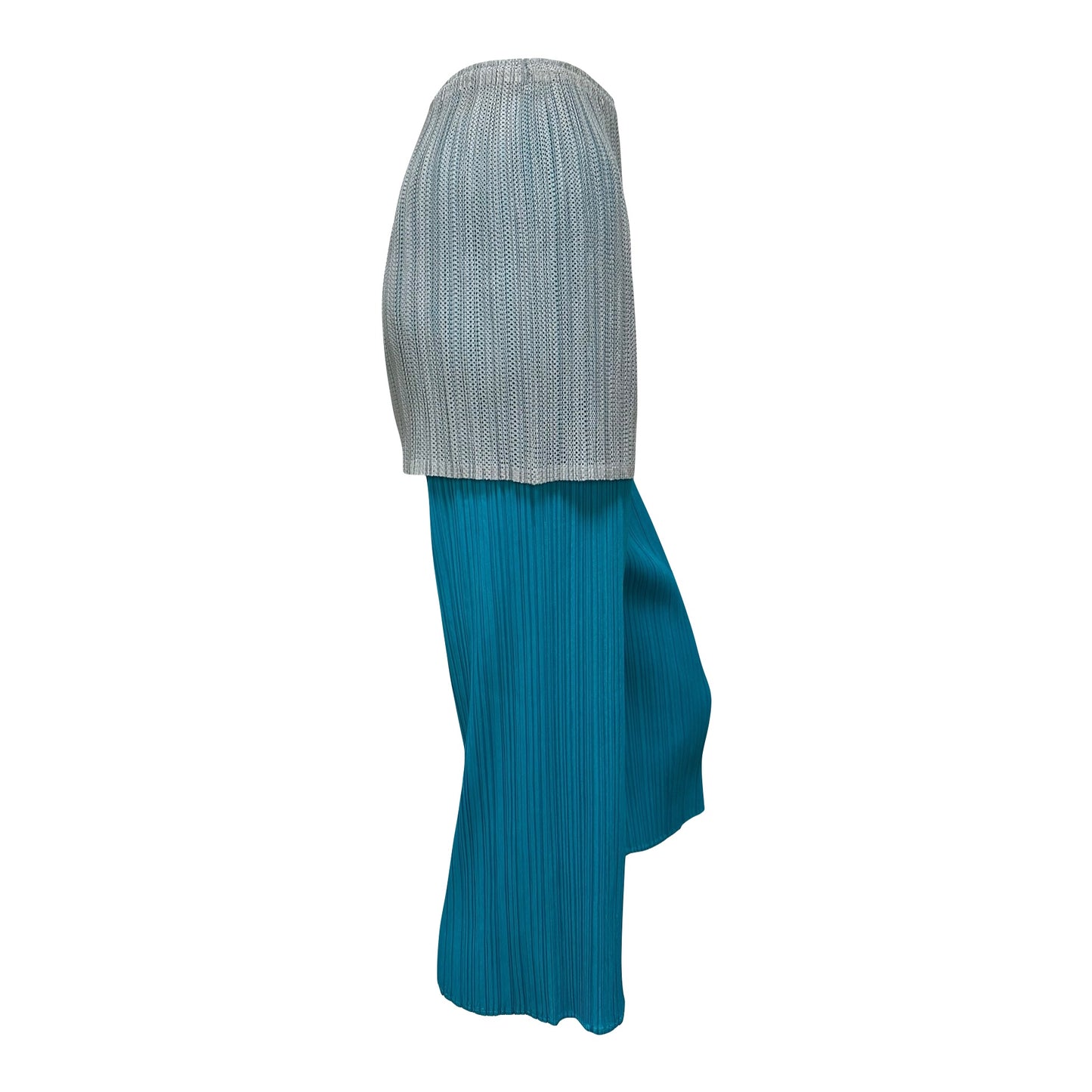 PLEATS PLEASE ISSEY MIYAKE Knee-Length Pleated Pants with Attached Skirt
