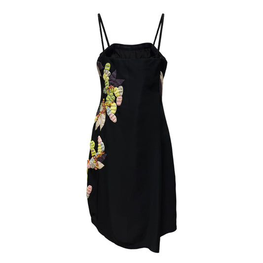 CHLOÉ Resort 2008 Floral Embroidered Appliqué Camisole Midi Dress