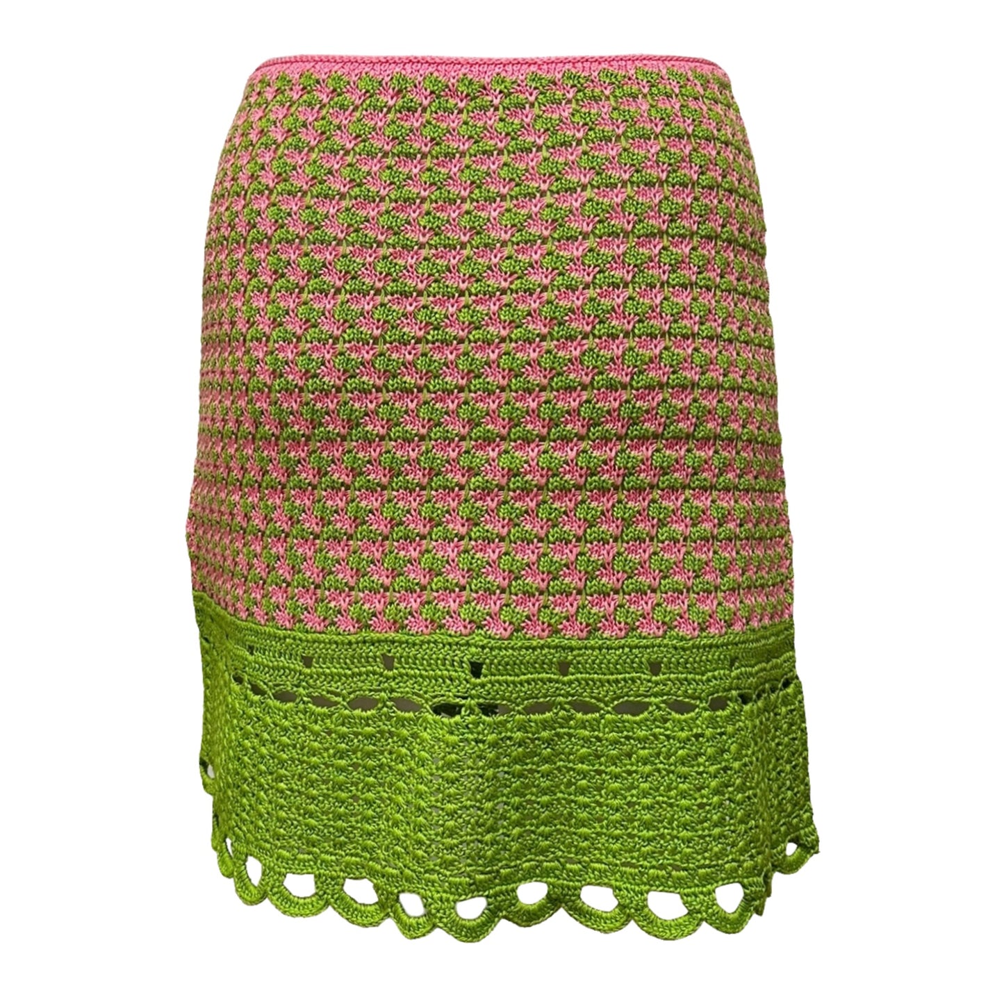 PRADA Crochet Mini Skirt