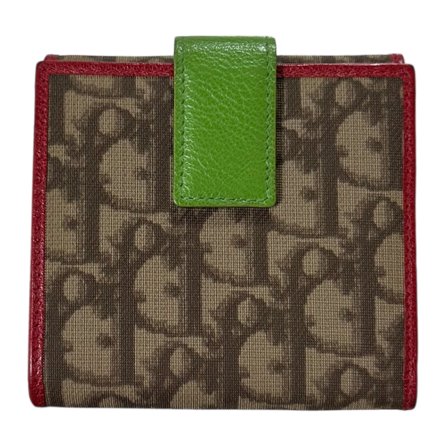 CHRISTIAN DIOR Fall Winter 2004 No.2 Trotter Rasta Bifold Wallet