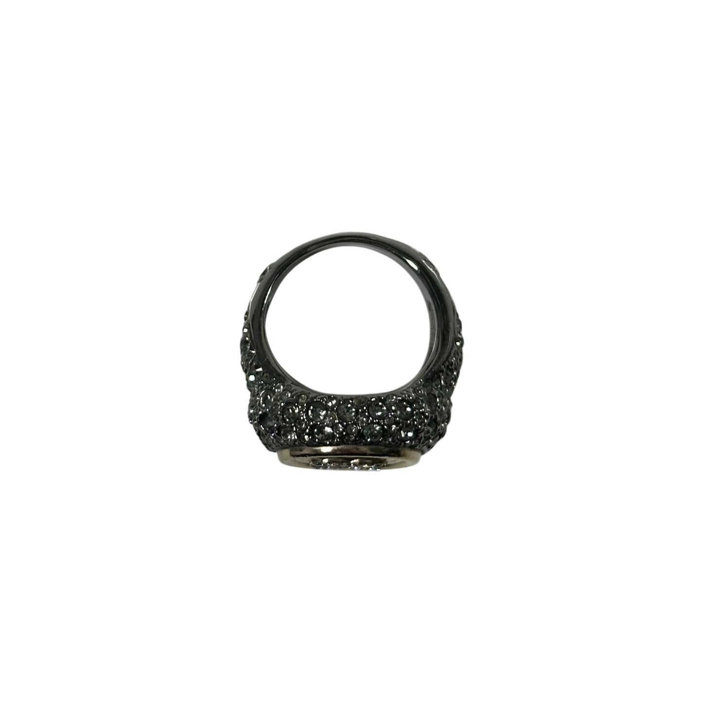 CHANEL Spring Summer 2021 Embellished CC Logo Ring