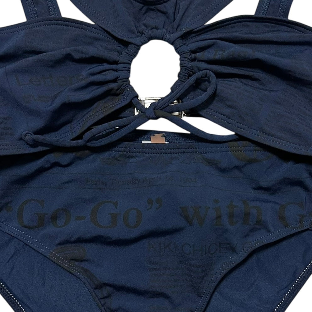 JOHN GALLIANO Newspaper Print Bikini
