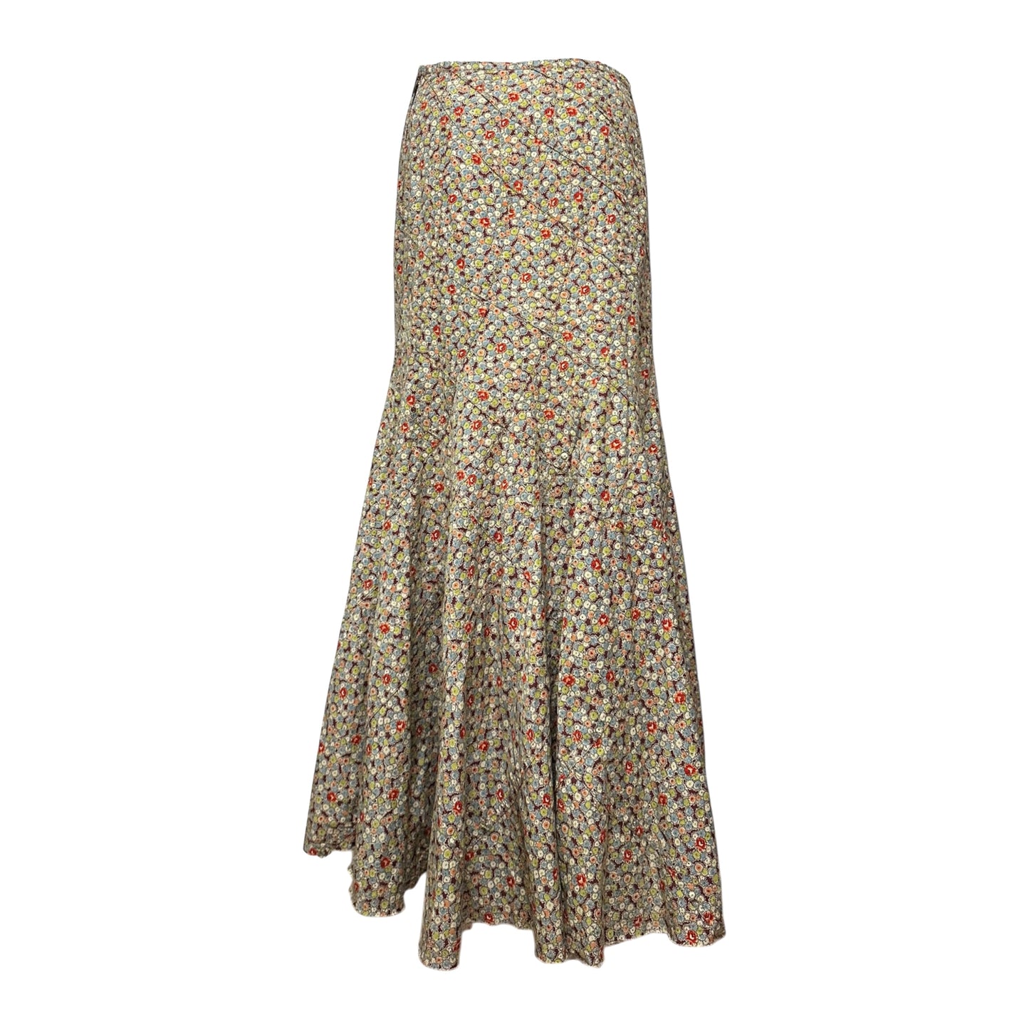 JUNYA WATANABE Spring Summer 2002 Floral Print Maxi Skirt