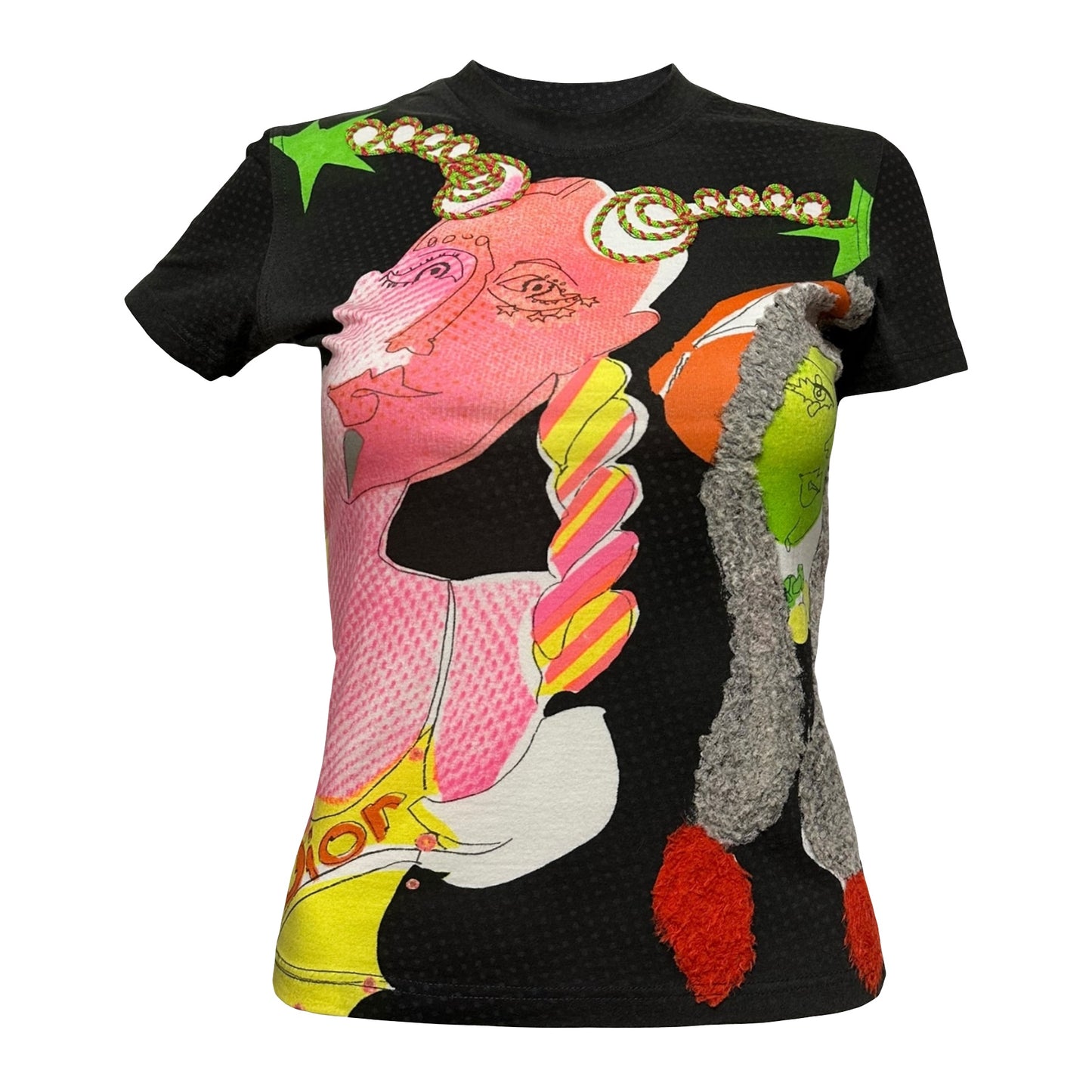 CHRISTIAN DIOR Fall Winter 2001 Graphic Print T-Shirt
