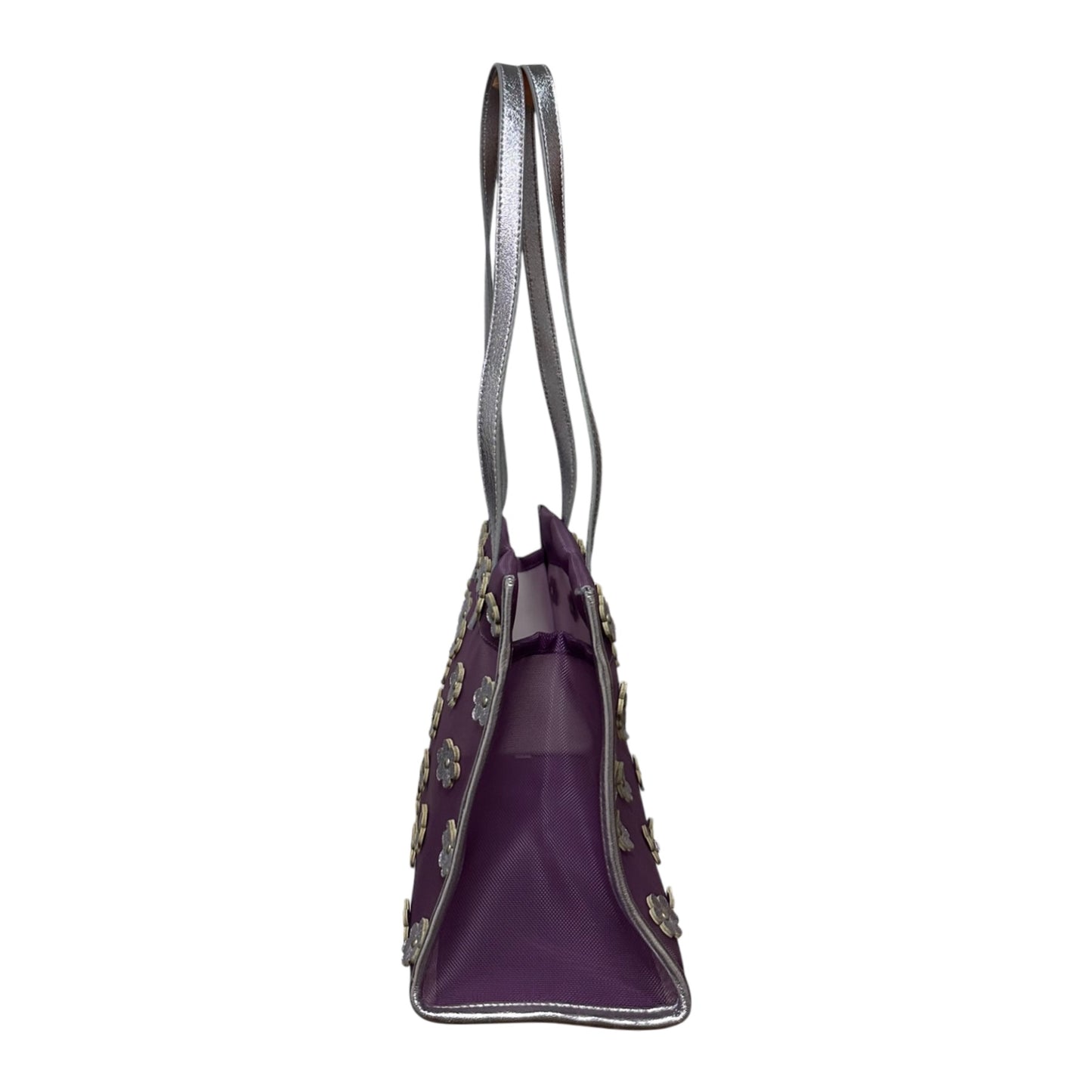 MIU MIU 1999 Floral Mesh Tote Bag