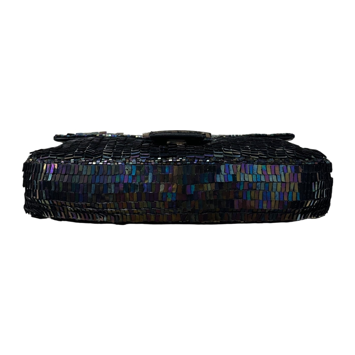 FENDI Fall Winter 1999 Sequins and Calf Hair Baguette Bag
