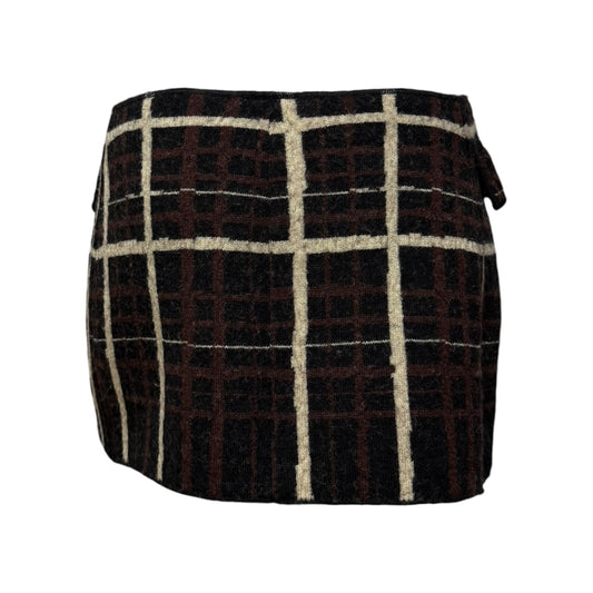 JEAN PAUL GAULTIER Fall Winter 2001 Plaid Button-Front Convertible Wrap Skirt