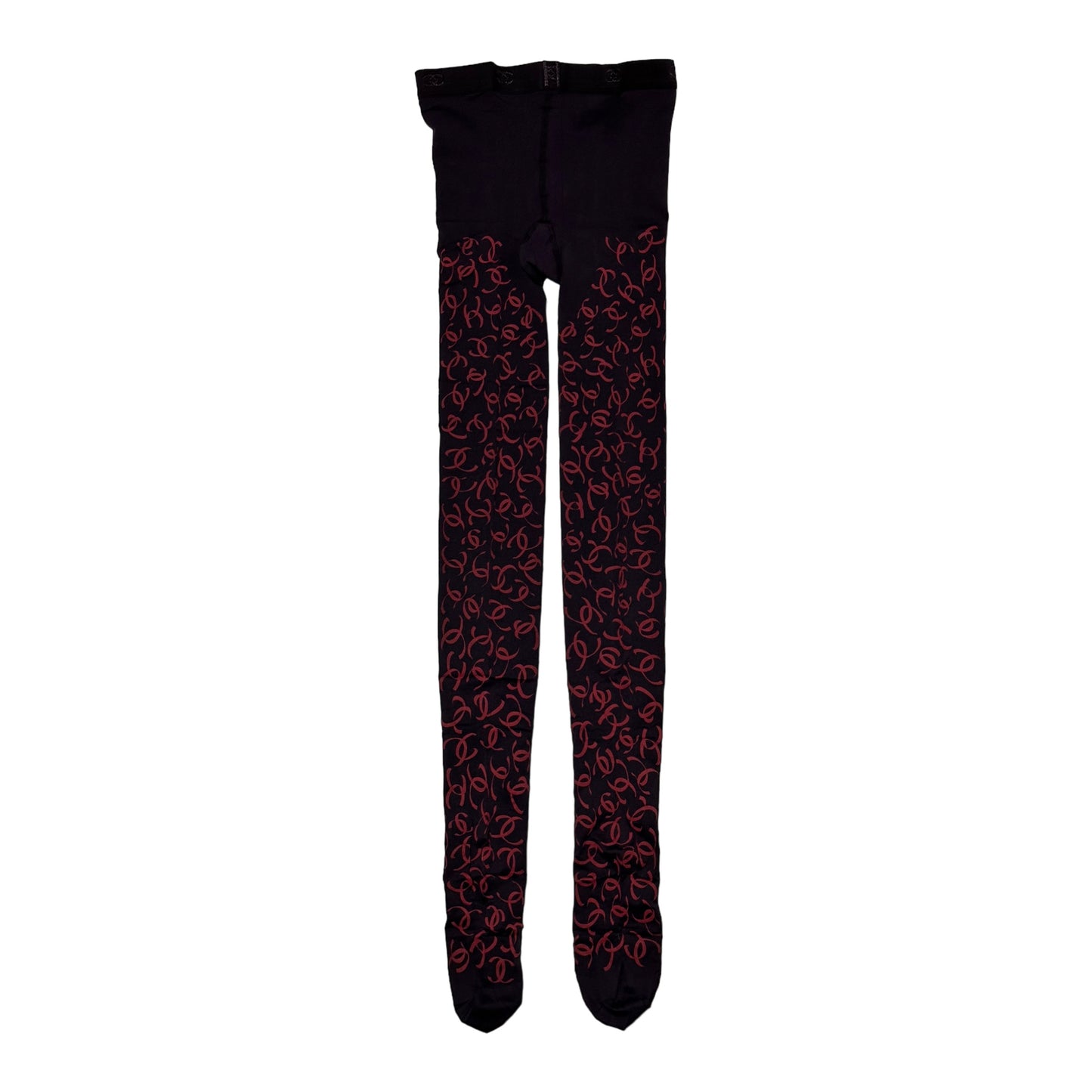 CHANEL Fall Winter 2000 Monogram CC Logo Tights