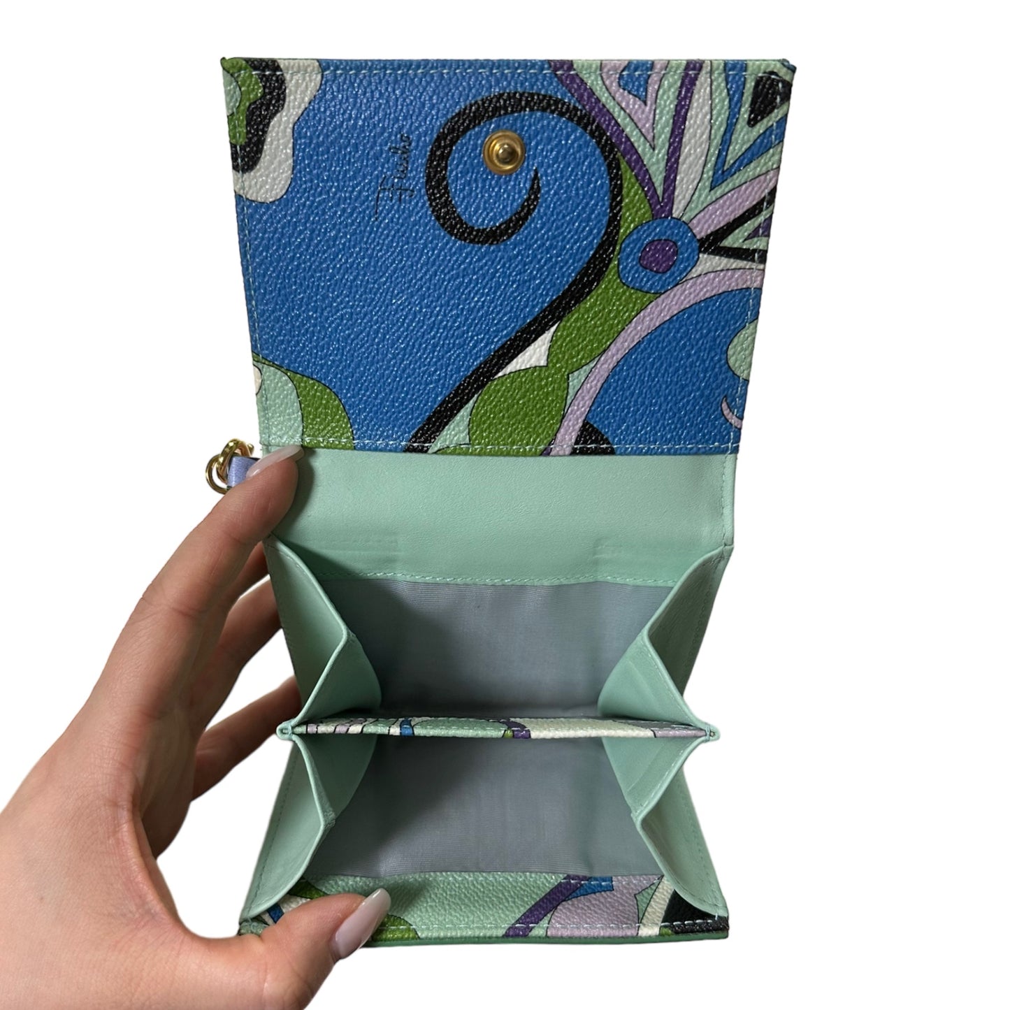 EMILIO PUCCI Spring Summer 2003 Bifold Chain Wallet