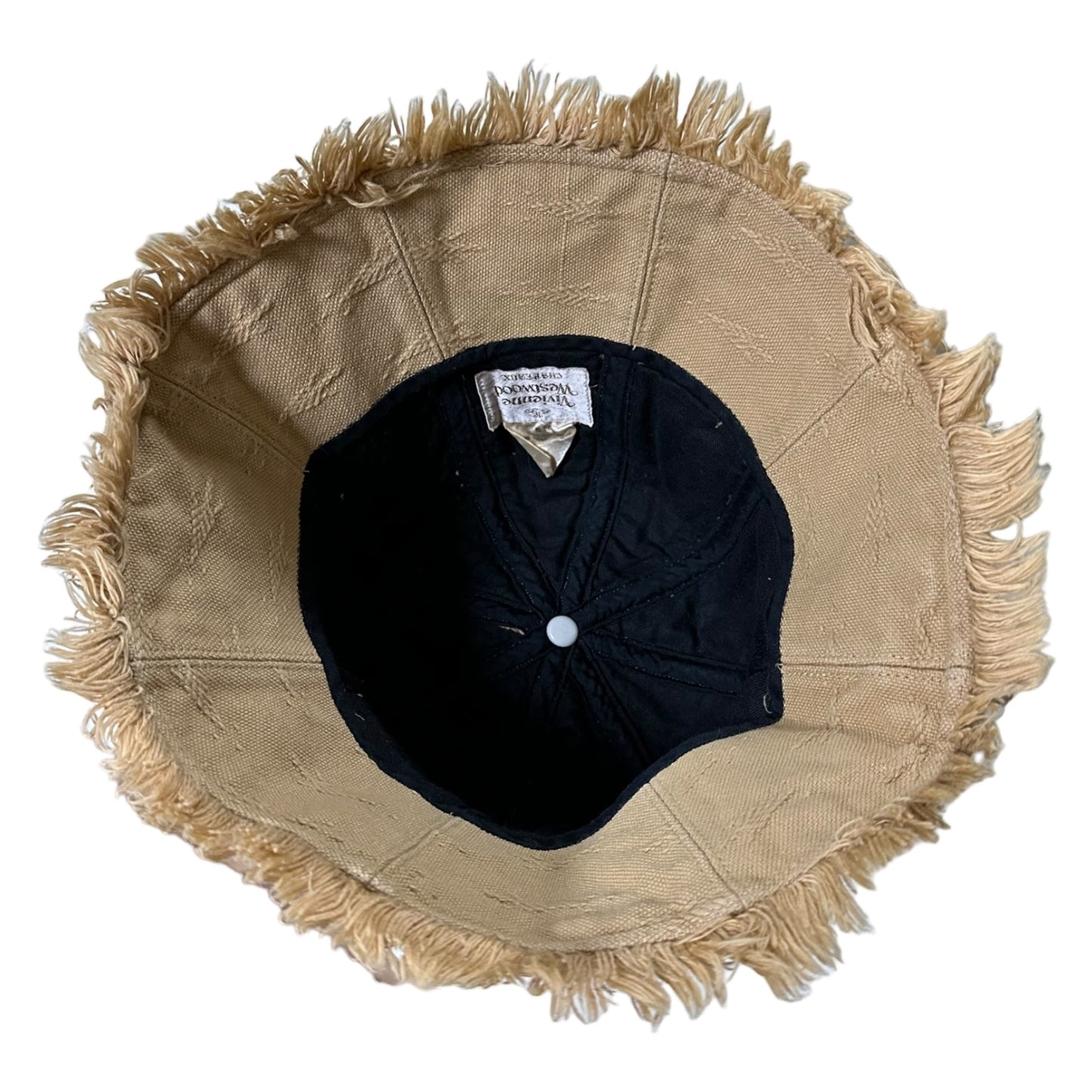 VIVIENNE WESTWOOD Fringe Trim Bucket Hat