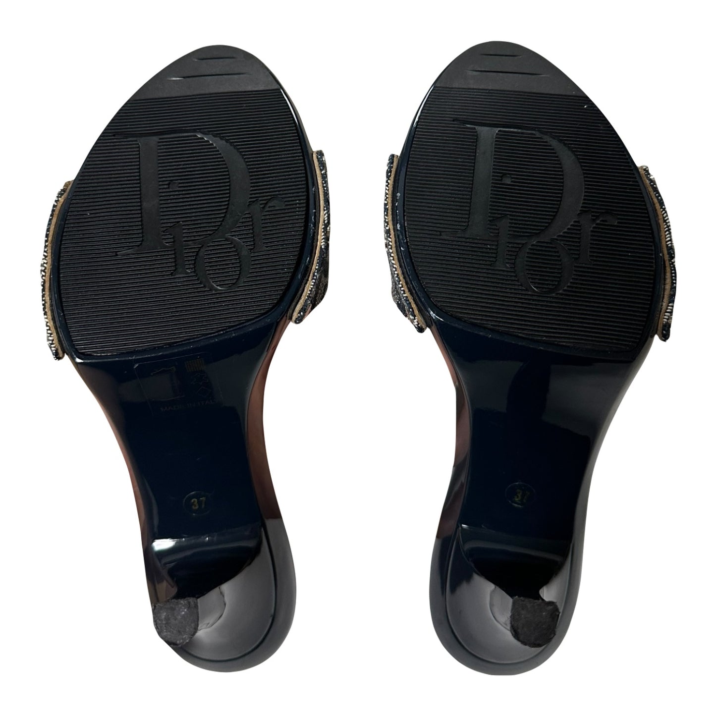 CHRISTIAN DIOR Spring Summer 2001 CD Logo Trotter Sandals