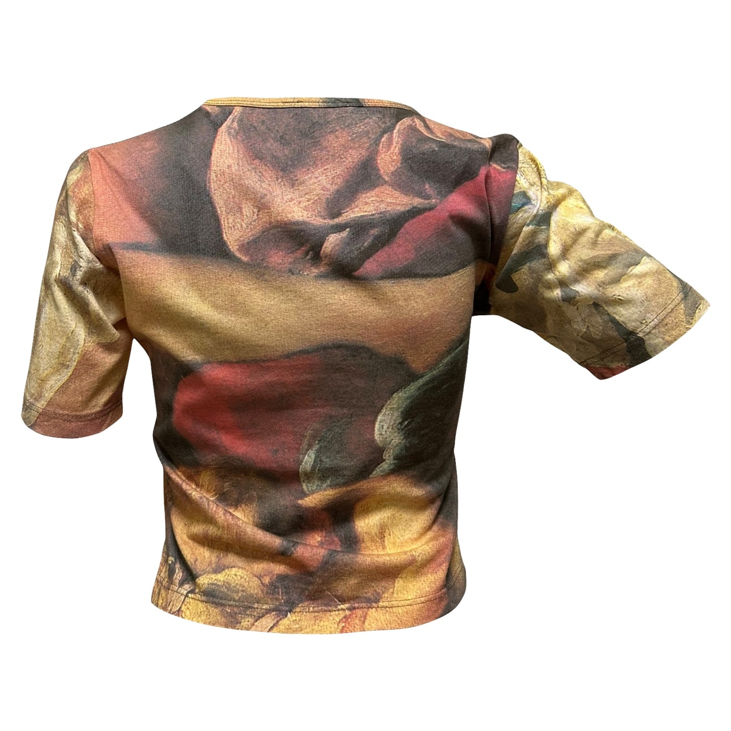 VIVIENNE WESTWOOD Spring Summer 1993 "Grand Hotel" Kissing Print Cropped T-Shirt