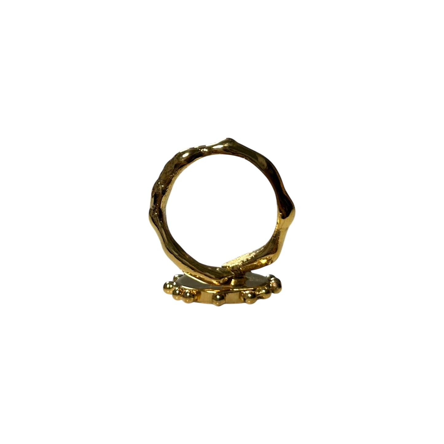 MARNI Gold Metal Ring