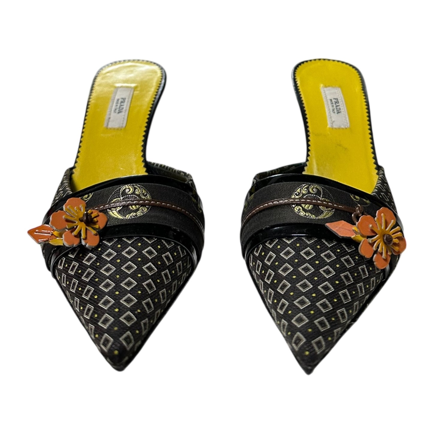PRADA Spring Summer 2003 Flower Kimono Mules