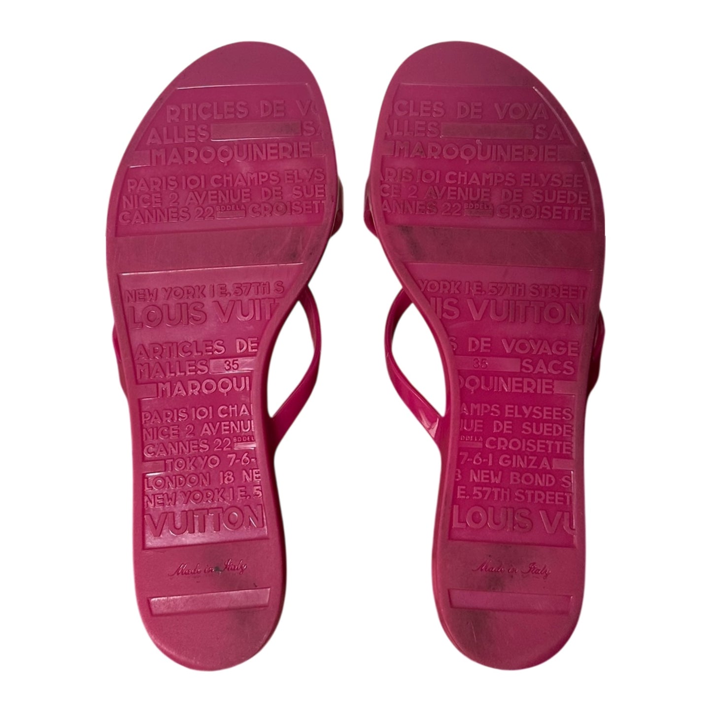 LOUIS VUITTON Spring Summer 2009 Cruise Collection Flip-Flop Sandals